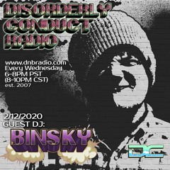 Mr. Solve ft. Binsky LIVE on DNBRADIO - Disorderly Conduct Radio 021220