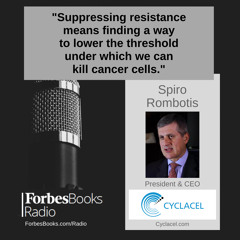 Spiro Rombotis, President/CEO, Cyclacel (Cyclacel.com). Their founding scientist Professor Sir David Lane discovered p53, a key tumor suppressor gene that malfunctions in about 2/3 of human cancers; and he oversees drug discovery and development.