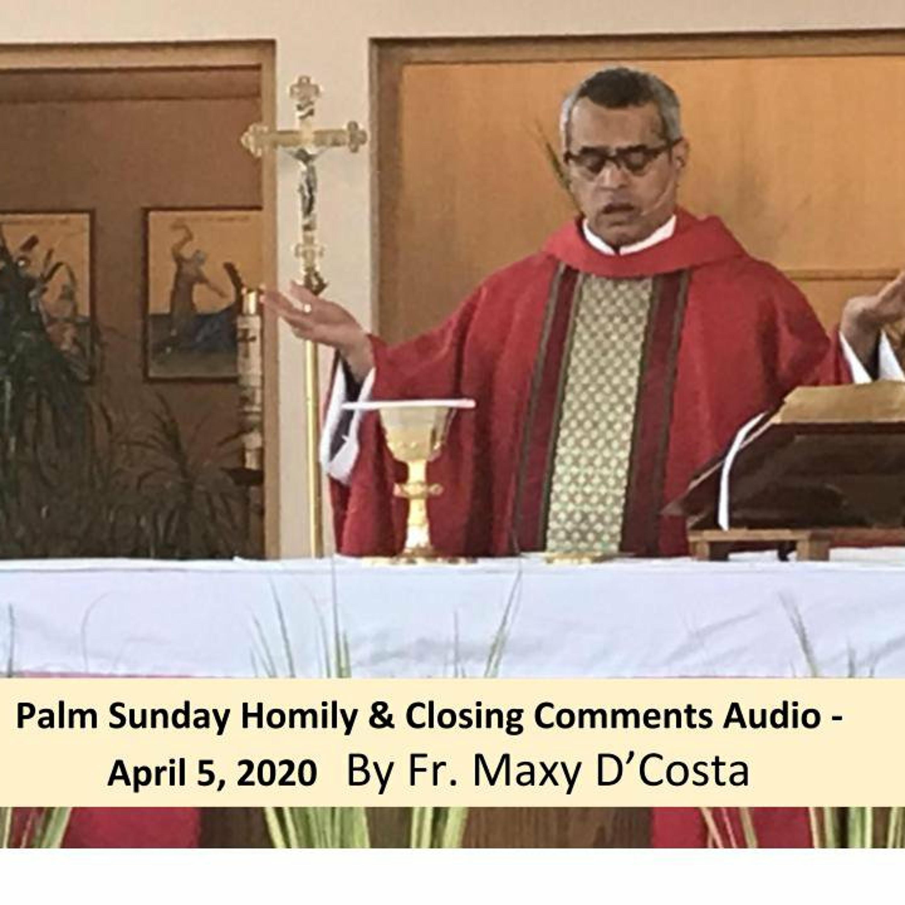 Apr. 5, 2020 - Palm Sunday - Fr. Maxy D'Costa episode artwork