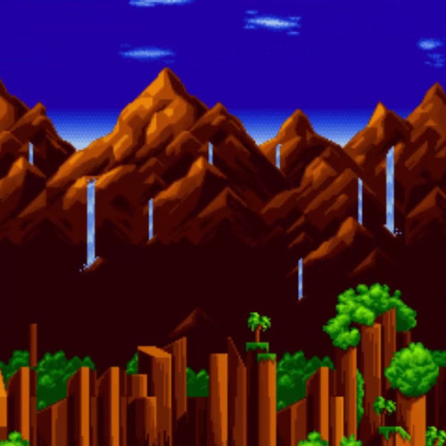 Vê Green Hill Zone Act 2 em Sonic Mania