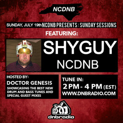 Doctor Genesis LIVE on DNBRADIO - NCDNB Sunday Sessions - ShyGuy Guest Mix