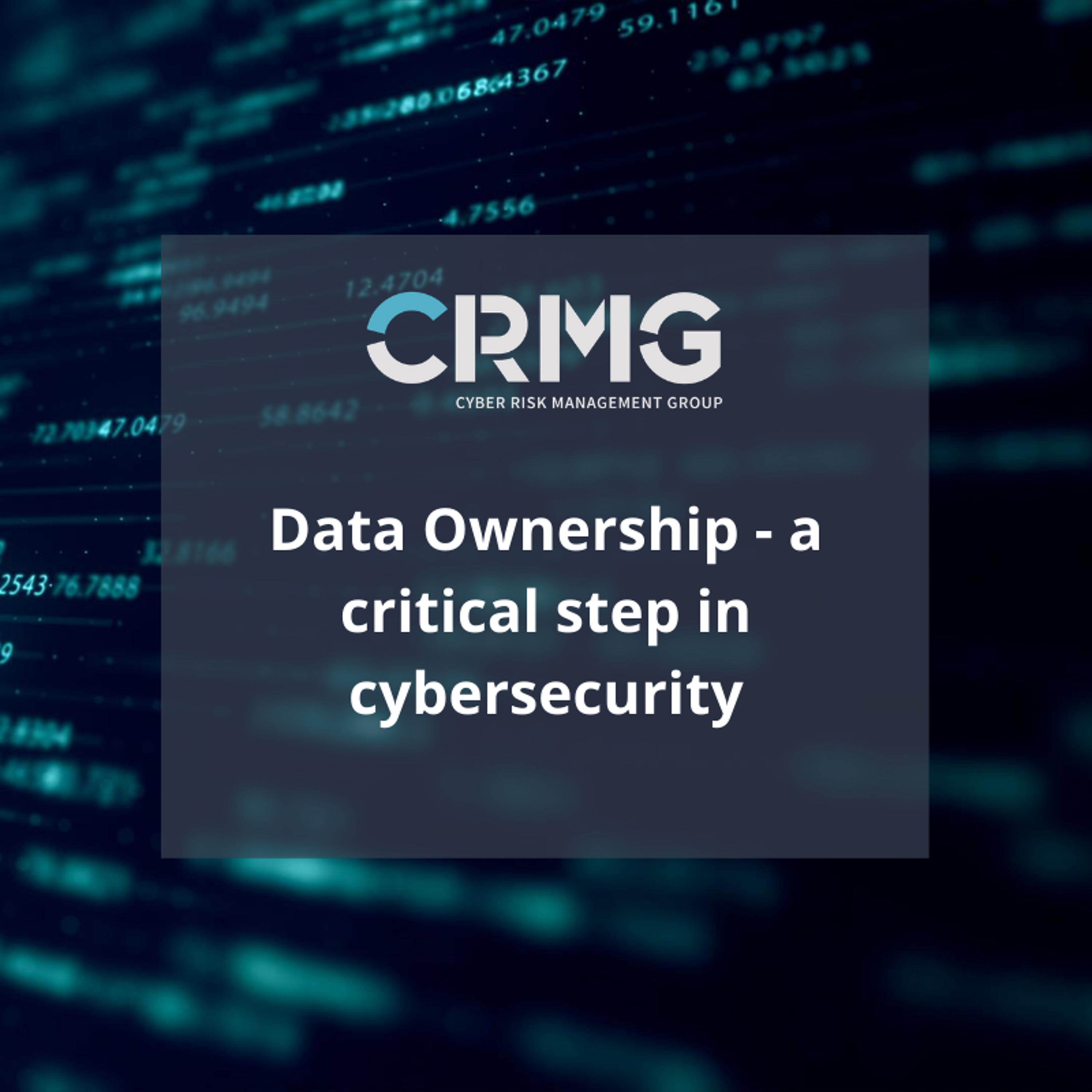 Data Ownership - a critical step in cybersecurity episode artwork