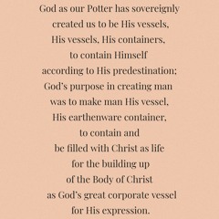 God As Our Potter