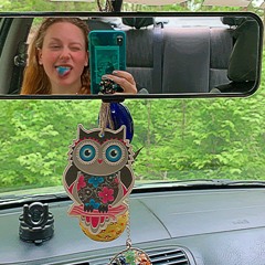 Sunset in my rear view 🌅