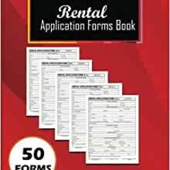 Download [PDF] Rental Application Forms Book: 50 Form Book | Residential Lease Application Forms Boo