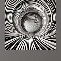 Echoes in the Pines JGF - Hipnótico, abstracto, monocromático - Hypnotic, abstract, monochrome