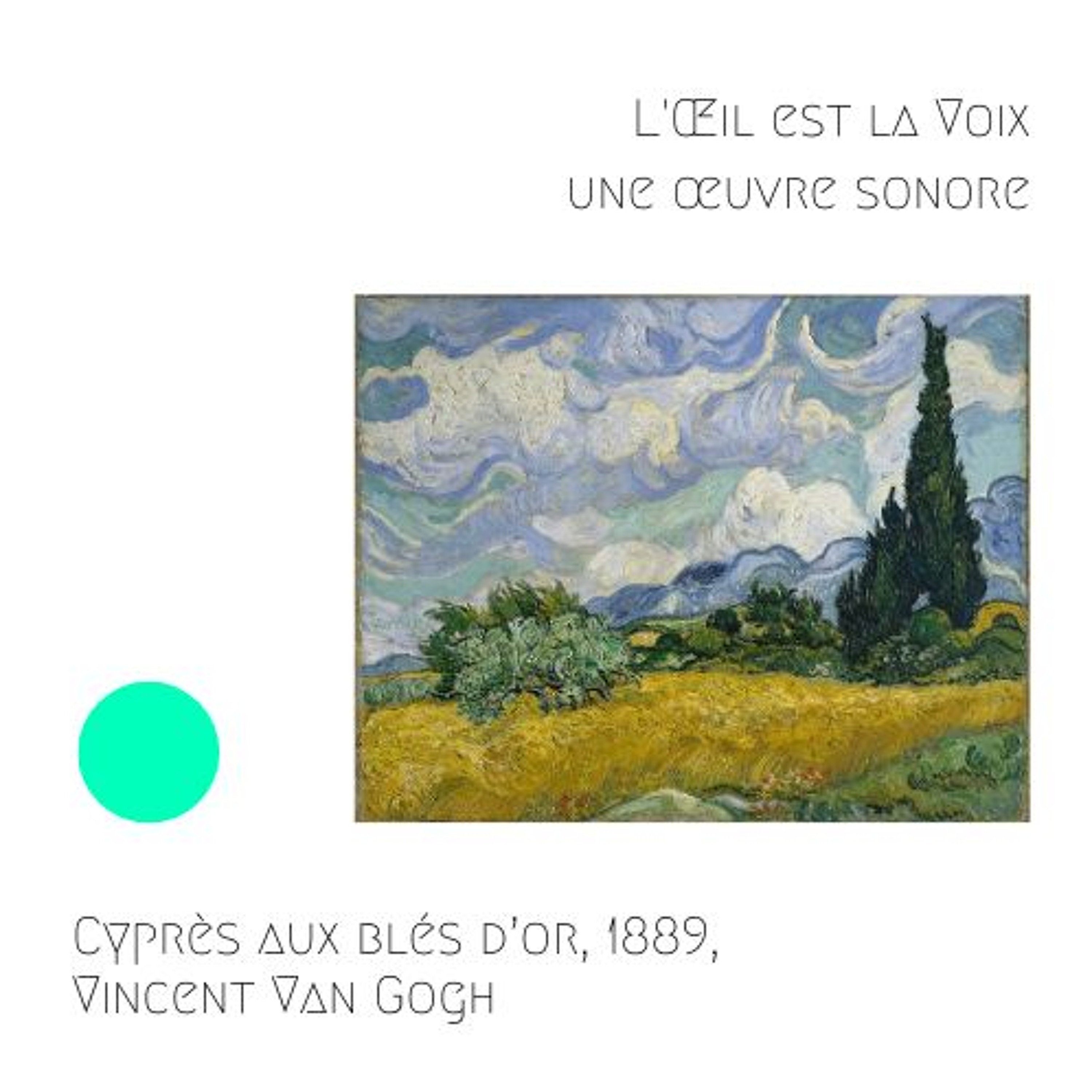 CHANEL - Cyprès aux blés d’or, 1889, Vincent Van Gogh
