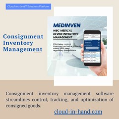 Consignment Inventory Management Software - Medieven
