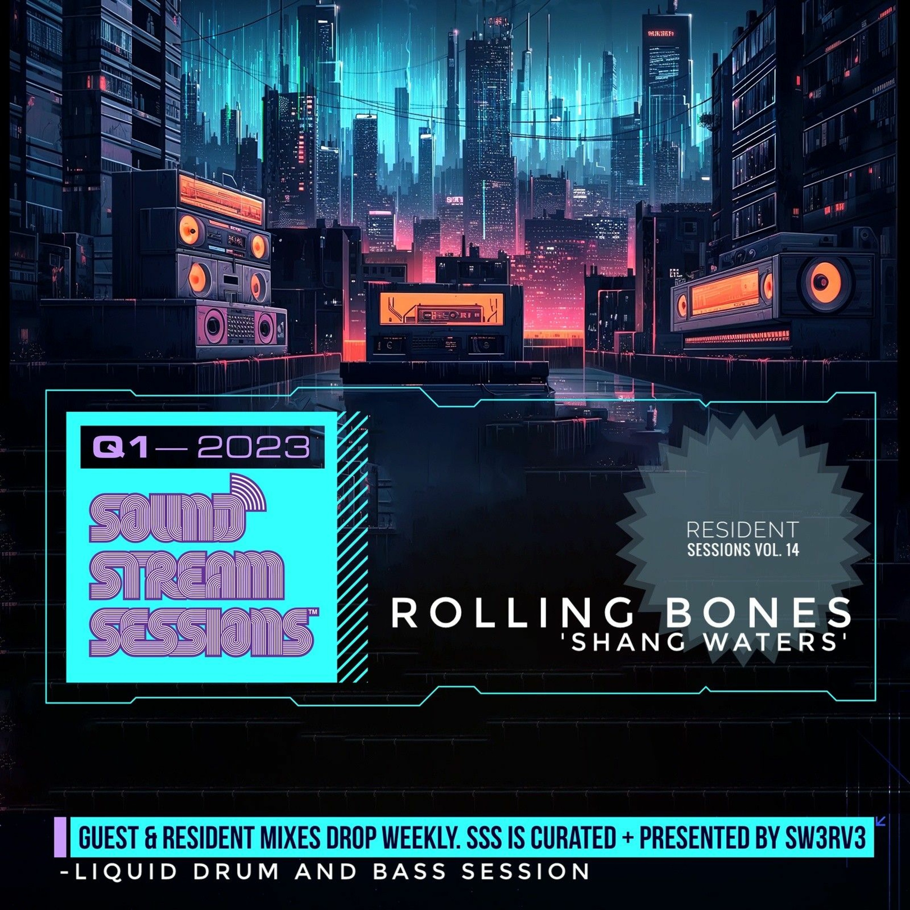 Resident Sessions Vol. 14 'Shang Waters' (Rolling Bones) Drum and Bass Session episode artwork