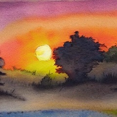flowing scenery