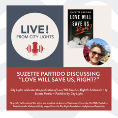 Suzette Partido discussing “Love Will Save Us, Right?”