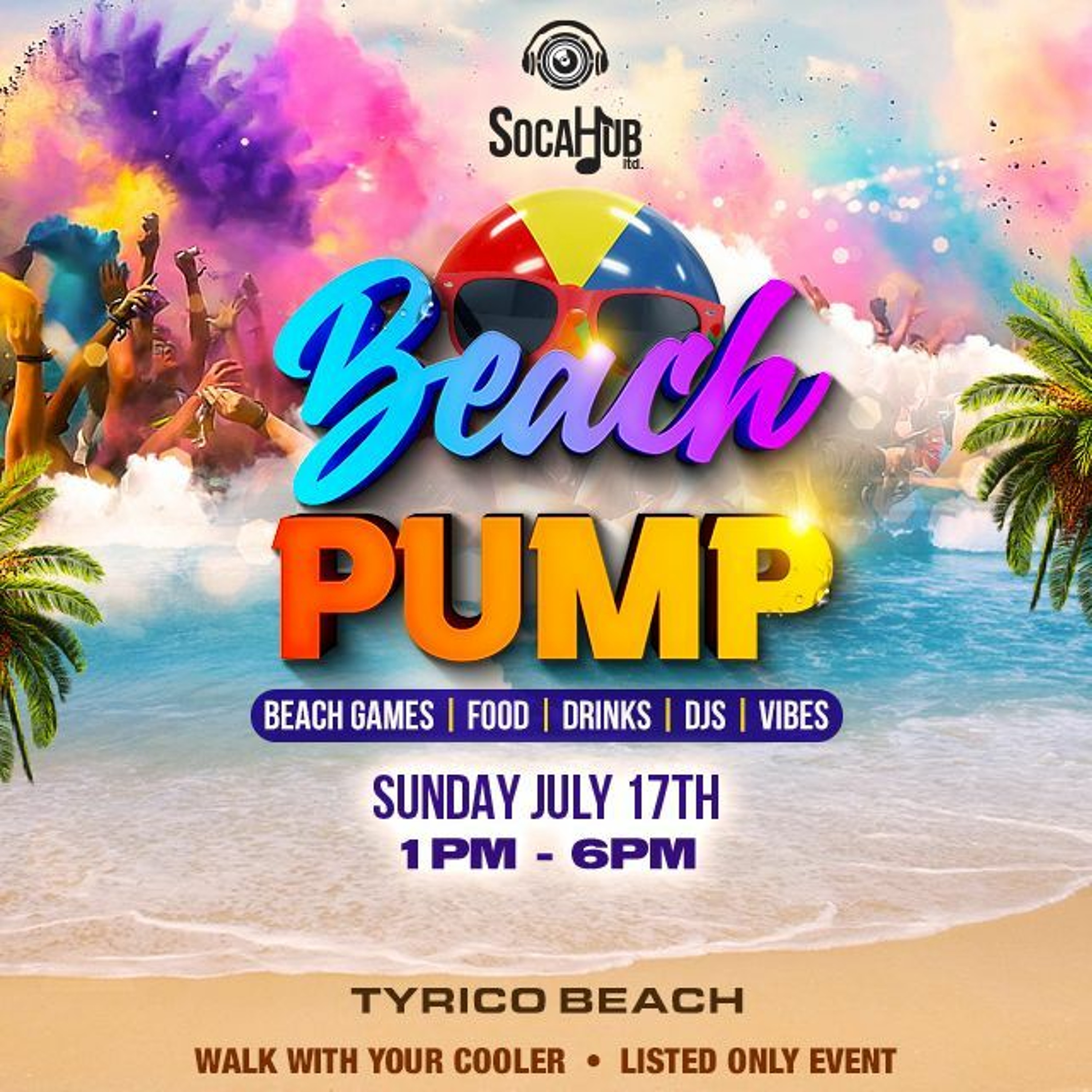 Live at Soca Hub's BEACH PUMP (ft. Zeke) @ Tiki Bar, Manzanilla (17.07.22)(Raw) episode artwork