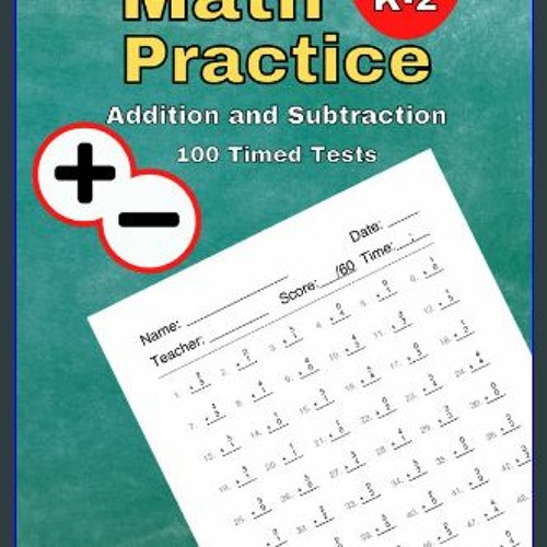 addition and subtraction pre test