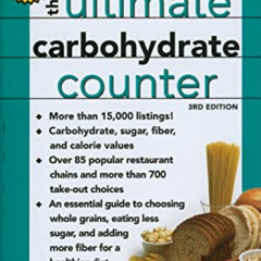 GET PDF ✅ The Ultimate Carbohydrate Counter, Third Edition by  Karen J Nolan Ph.D. &