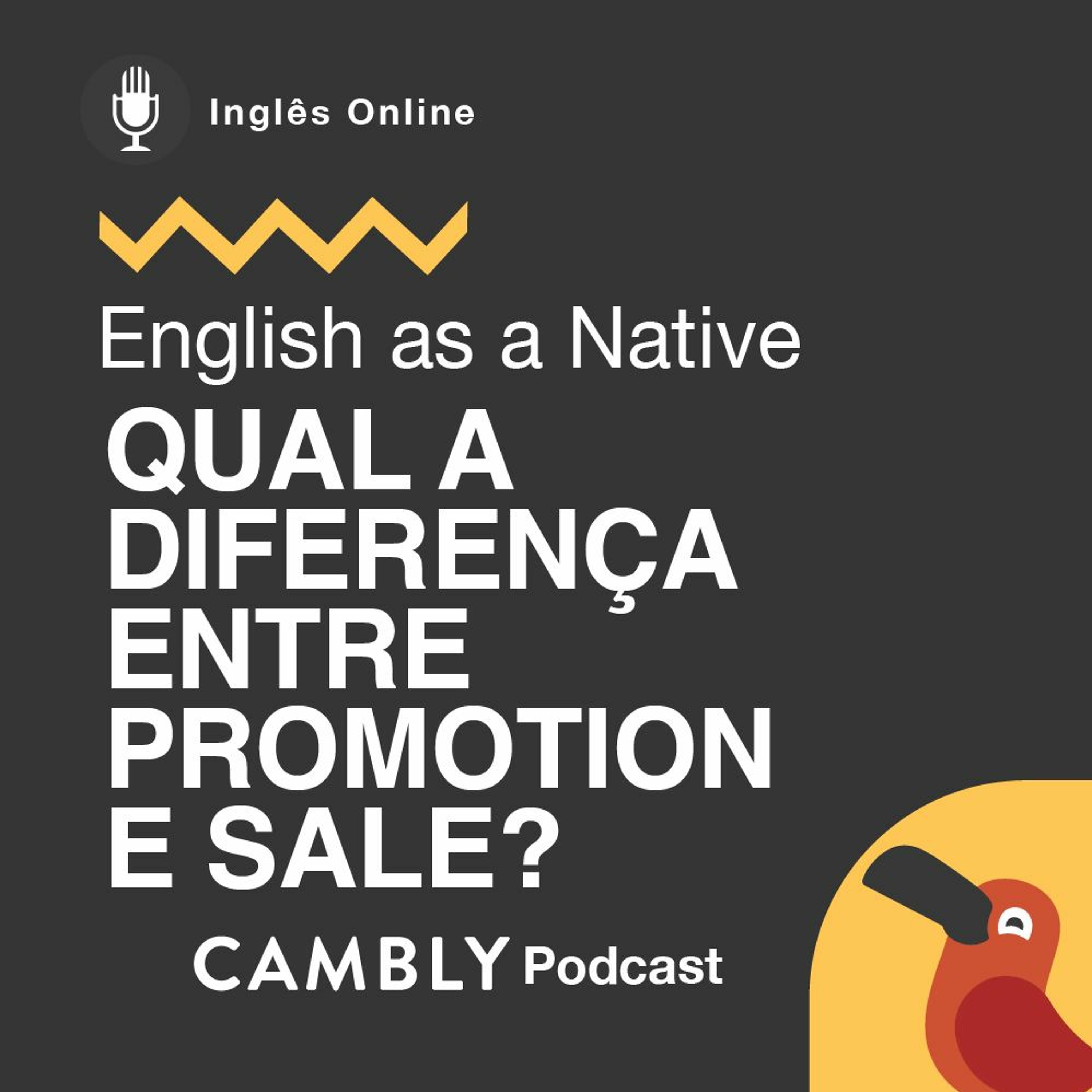 Ep 277. Qual a diferença entre Promotion e Sale? | English as a Native