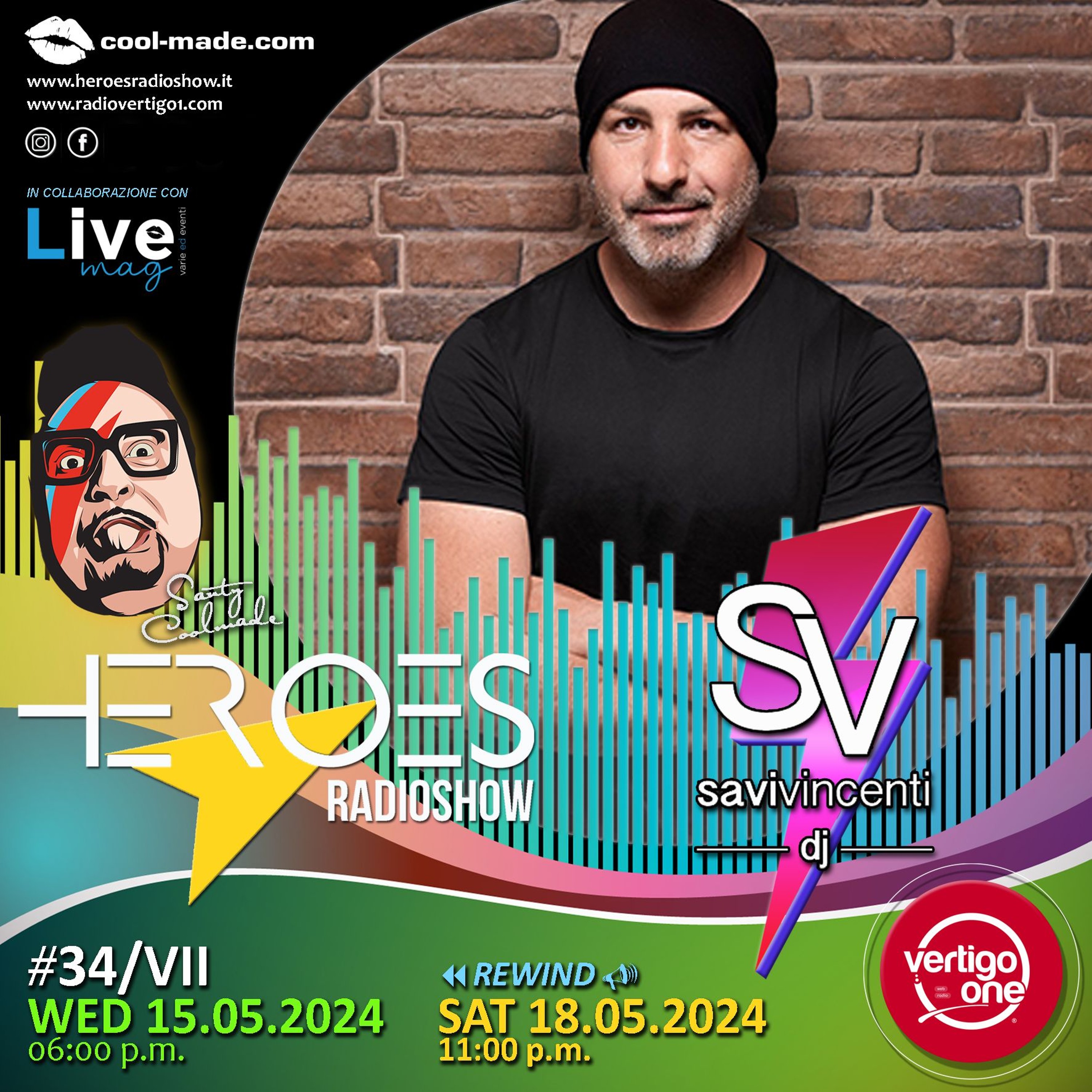 34/2023-24> HEROES RadioShow - Special Guest  SAVI VINCENTI episode artwork