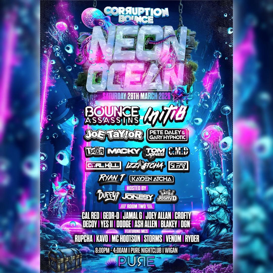 Stream Dj Joey allan Corruption Bounce Neon Ocean 28th March 2026