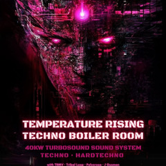 Rave,  Fast and Bouncey Techno Set Temperature Rising Techno Boiler Room 27/06/25