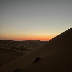 Singing sand dunes of Liwa desert