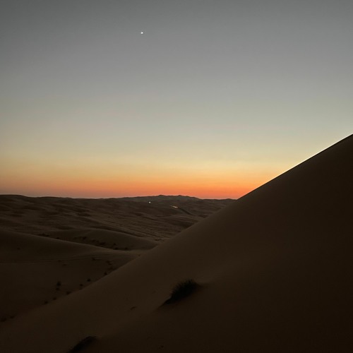 Singing sand dunes of Liwa desert