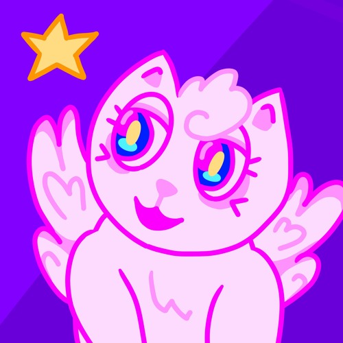 A Majestic Flying Cat with Wings
