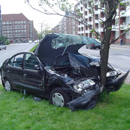 a fatal car crash on the highway