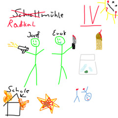 Radikal Mühle 1       (Schrott Mühle 4)