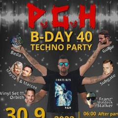 BEDA  - Live@PGH BDay40 - Apollo Club - Ústí Nad Labem (30 - 09 - 2022)