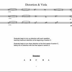 Distortion & Viola (For Viola and a Distortion Pedal)