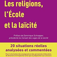 TÉLÉCHARGER Profession enseignant - Les Religions, l'École et la laïcité - PDF Web - Ed. 2019 :