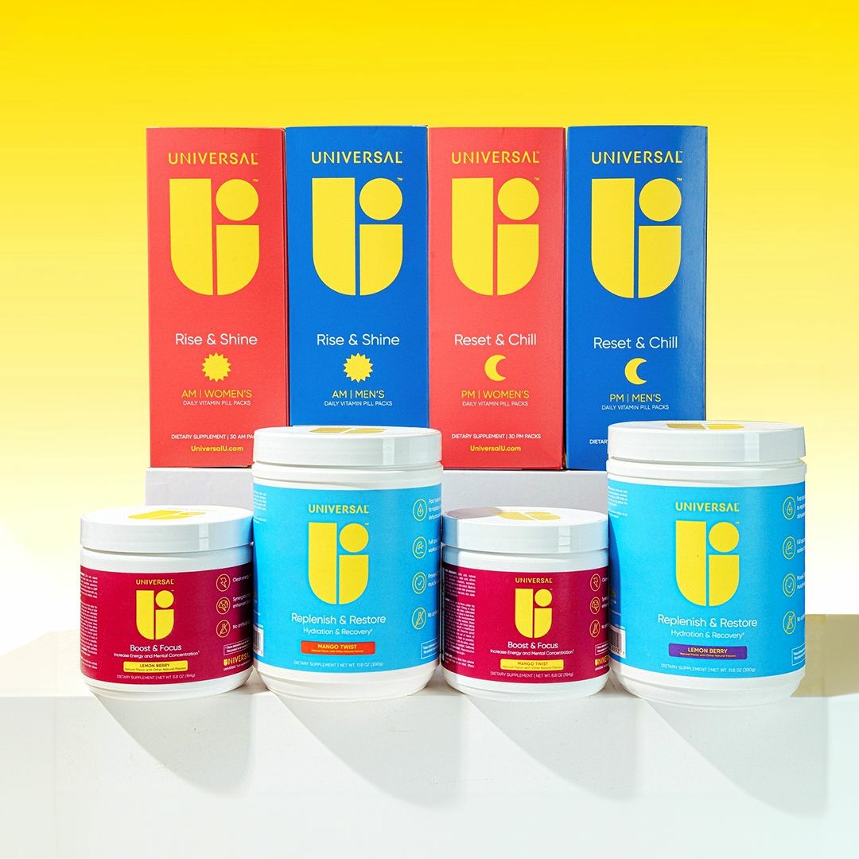 Universal brand relaunches with its active nutrition approach in four supplements