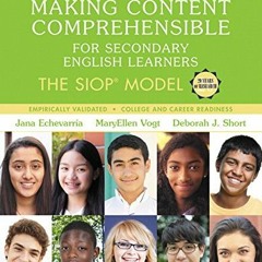 [ACCESS] EBOOK 📪 Making Content Comprehensible for Secondary English Learners: The S