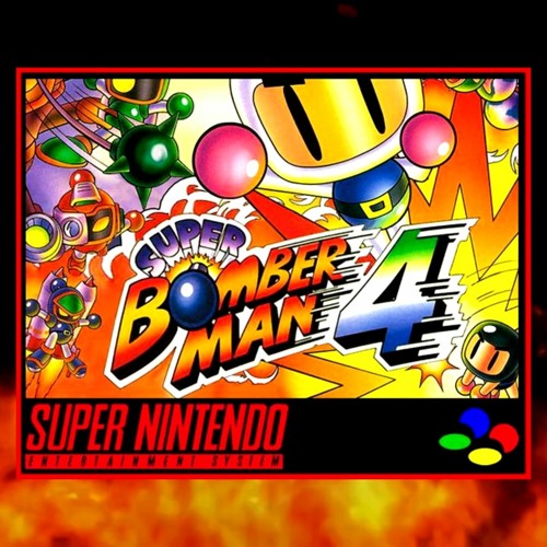 Super Nintendo Labels: Super Bomberman 4