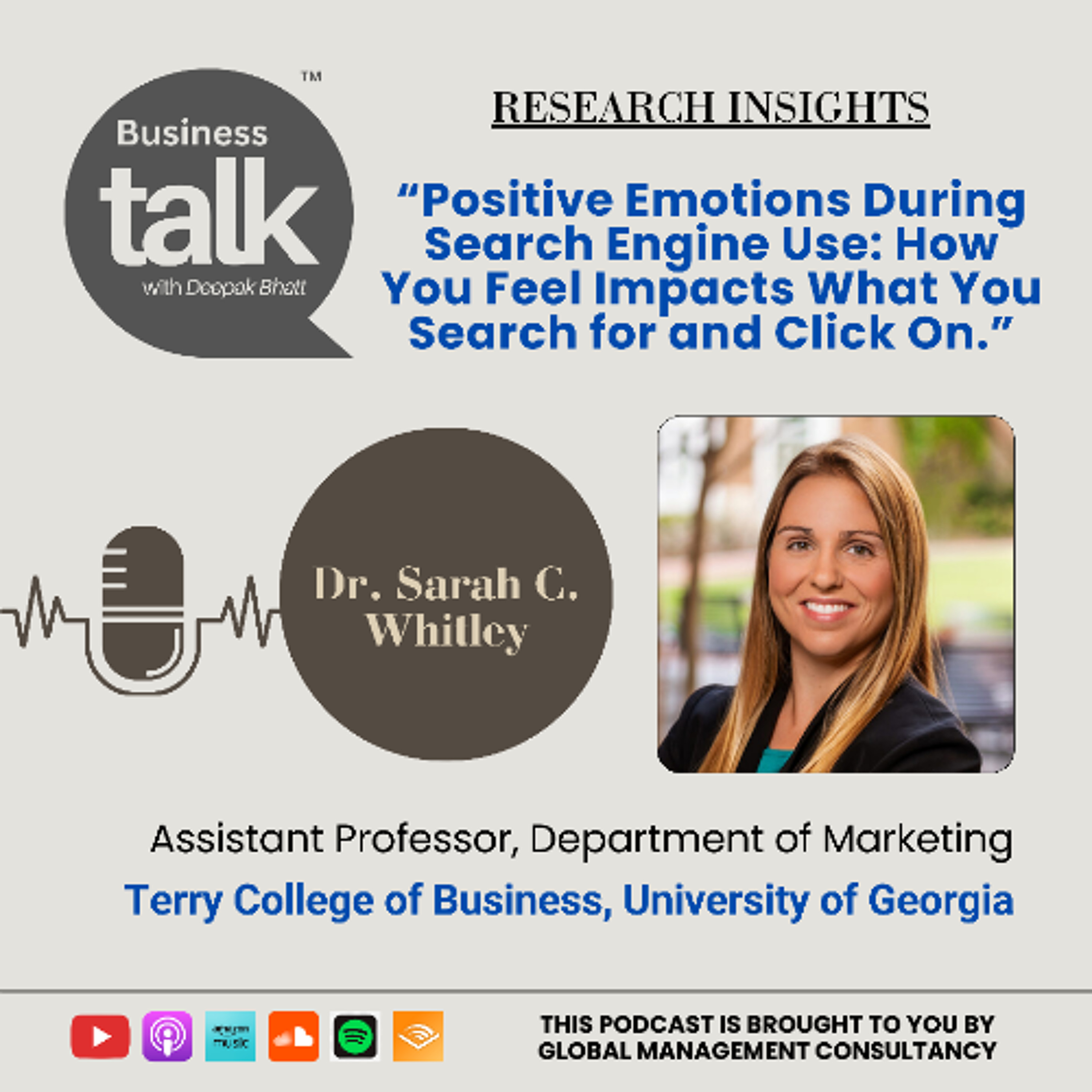 Do Positive Emotions Change What You Click On? | Marketing Research with Dr. Sarah Whitley episode artwork