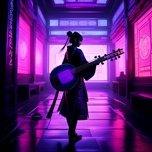 shamisen (三味線) Neon Strings (8)