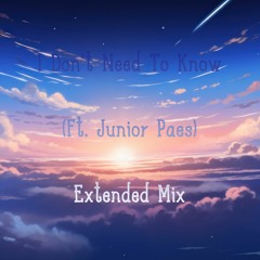 JStepper - I Don't Need To Know (Ft. Junior Paes) [EXTENDED MIX]