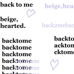 back to me, beige