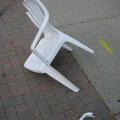 today in church we learnt about rubber chairs