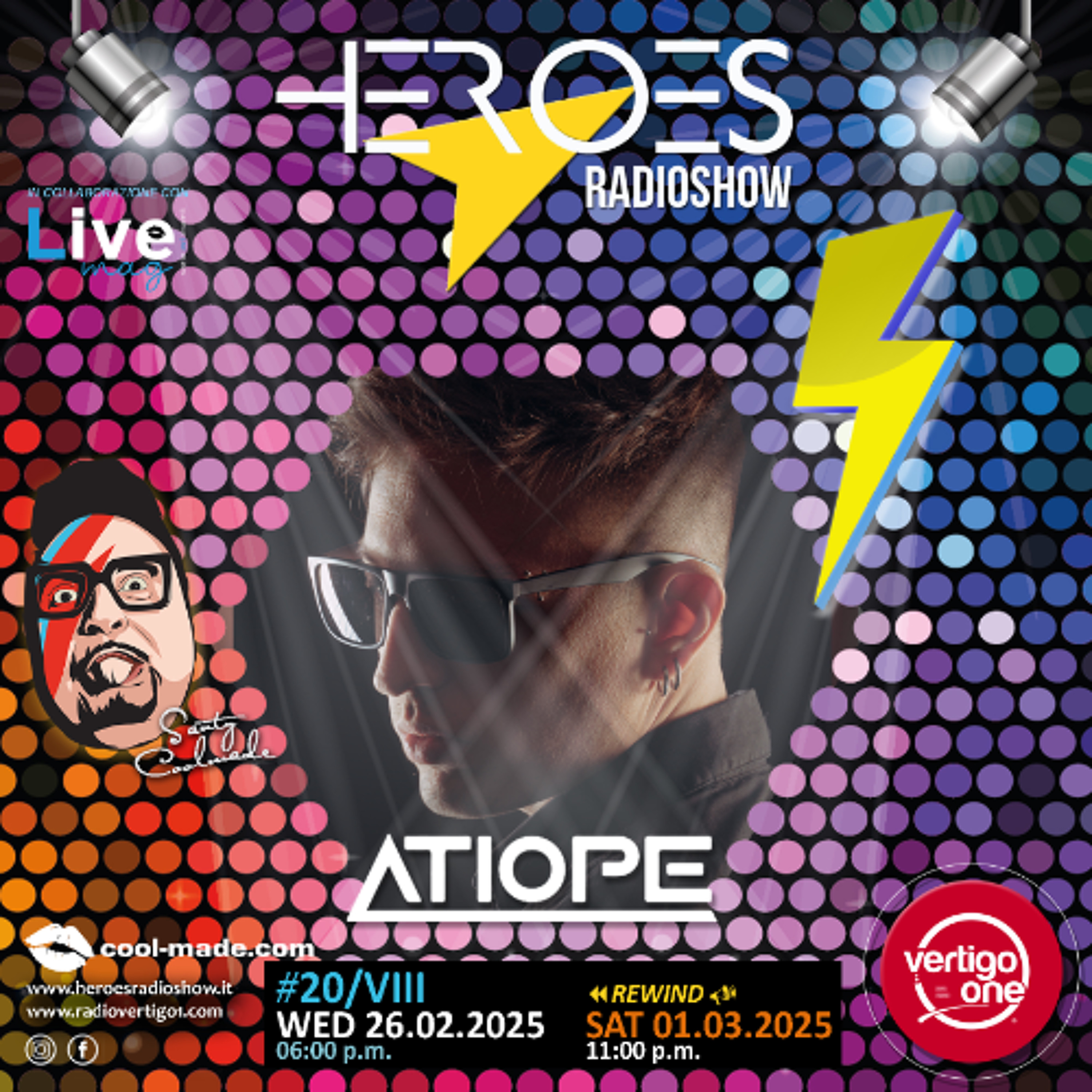 20/2024-25> HEROES RadioShow - Special Guest ATIOPE episode artwork
