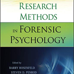 free PDF 📖 Research Methods in Forensic Psychology by  Steven D. Penrod &  Barry Ros