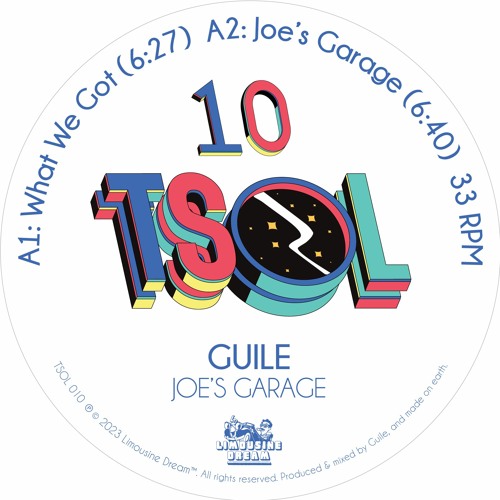 Premiere : Guile - Joe's Garage (TSOL010)