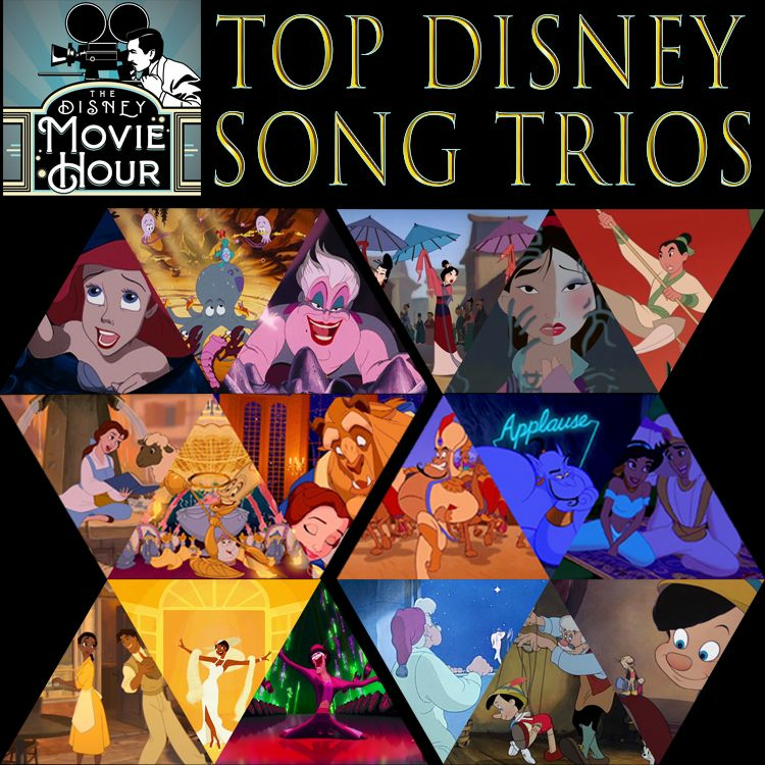 Top Disney Song Trios - Disney Movie Hour