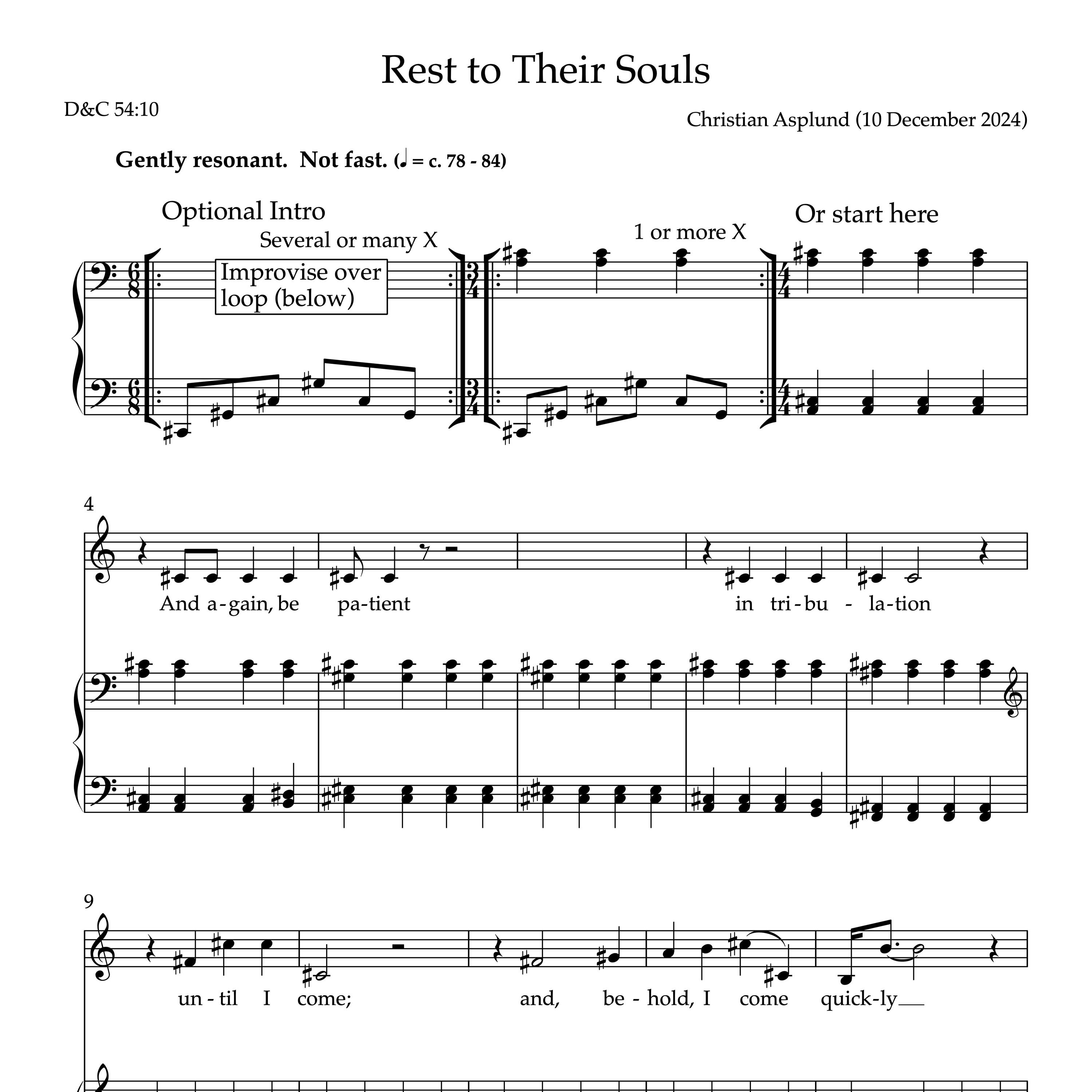 Rest to Their Souls (from Brick Church Hymnal 7) episode artwork