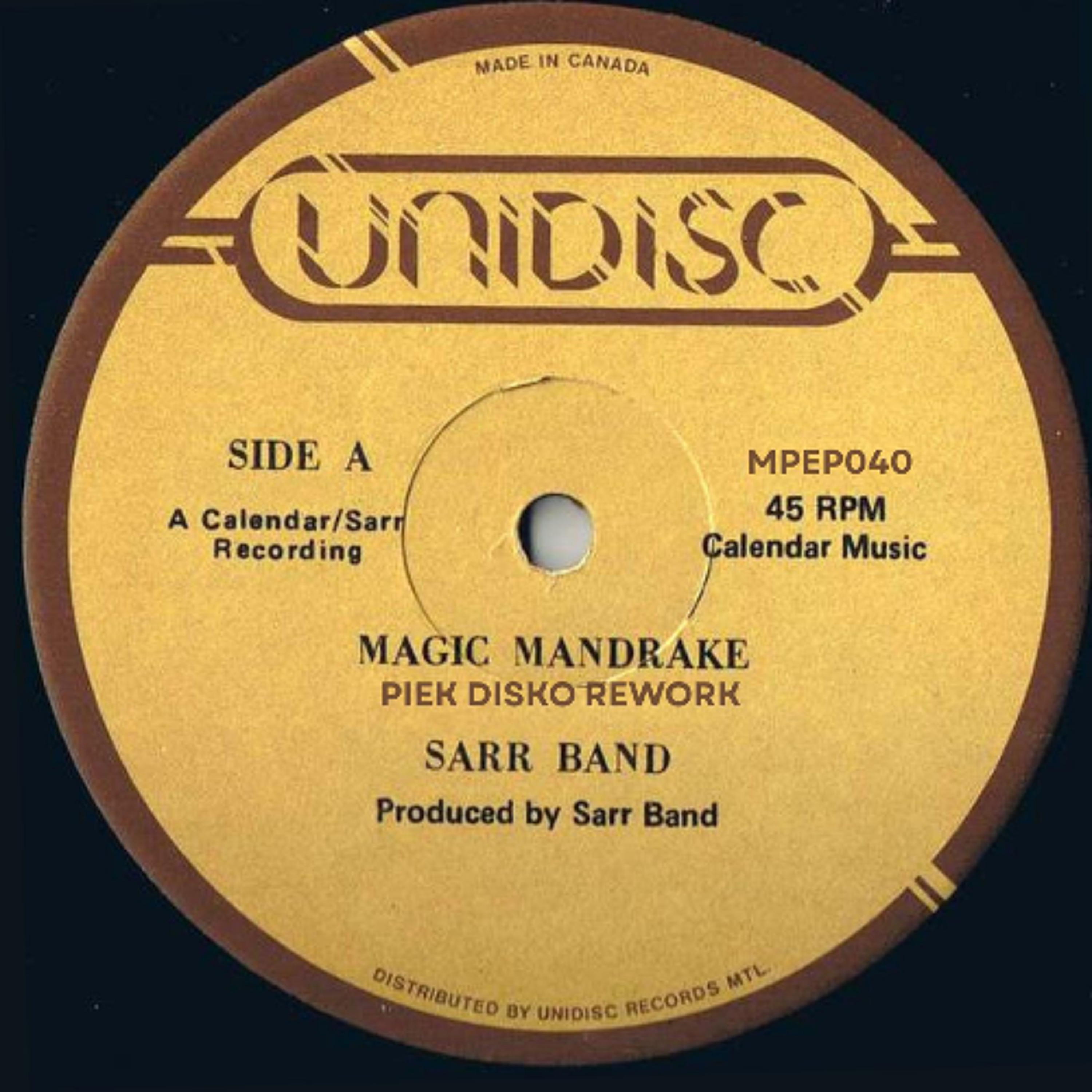 Sarr Band - Magic Mandrake (PIEK Disko Rework) - MPEP040 episode artwork