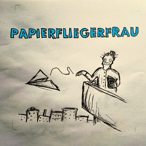 Papierfliegerfrau