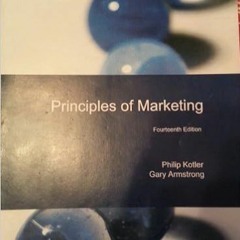 P.D.F.❤️DOWNLOAD⚡️ Principles of Marketing (14th Edition) Complete Edition