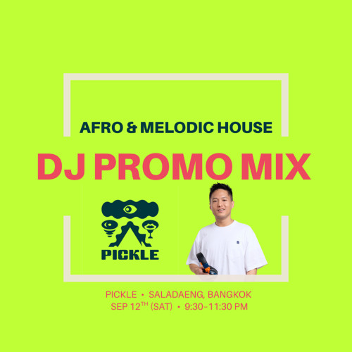 Stream DJ Promo Mix for Pickle | Afro & Melodic House (Neo-Bangkok