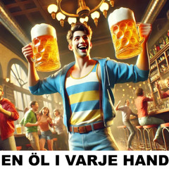 En öl i varje hand