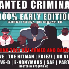 Partycrasher - Live At Wanted Criminals 100� Early - 7 - 5-2022 @club broadway