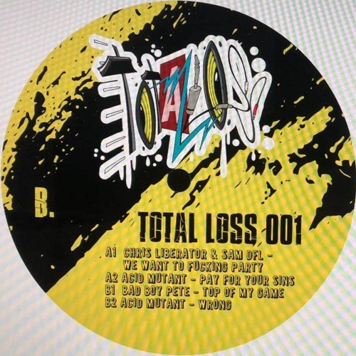"Bad Boy" Pete :: Top Of My Game :: Total Loss Recordings Vinyl promo